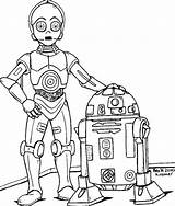 Coloring Star Wars 3po Pages sketch template