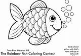 Rainbow Fish Coloring Contest Enter Friday Last Melissa Credit sketch template