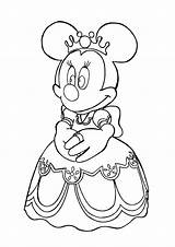 Minnie Mouse Coloring Pages Princess Pdf Kids Baby Colouring Print Printable Mickey Camping Color Getcolorings Disney Getdrawings Choose Board Comments sketch template