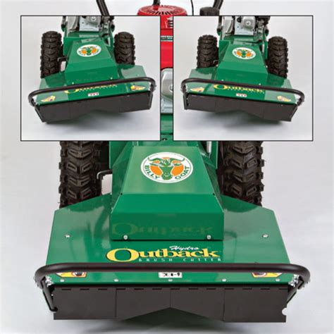 billy goat bchh outback brush cutter  wide hydro drive pivoting deck