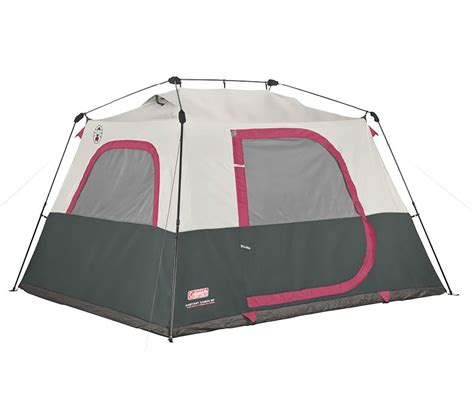 coleman  person family waterproof camping instant cabin tent      feet walmartcom