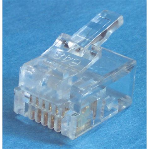 rj  modular connectors   cable  pcs