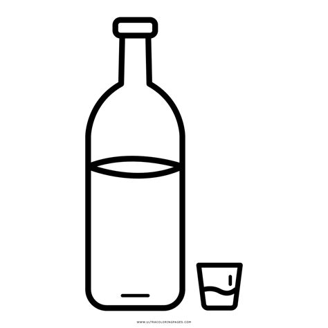 water bottle coloring page az pages sketch coloring page