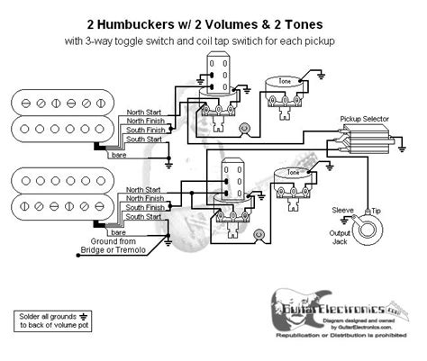 guitar wiring diagrams  pickups  volume  tone zackyfebrika