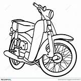 Motorrad Motorfiets Kapcai Cbr Clipartmag sketch template