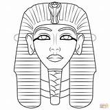Masks Kolorowanki Egizie Maschere Kolorowanka Maska Supercoloring Maschera Egiziana Egipska Druku Egipt sketch template