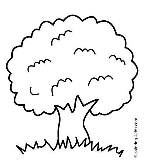 tree coloring page  print print color craft