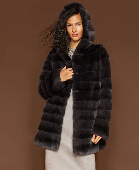 fur vault reversible rabbit fur coat macys