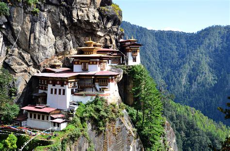 taktsang tigers nest monastery  paro  bhutan