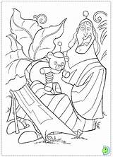 Coloring Emperor Dinokids Kuzco Groove Close Print sketch template