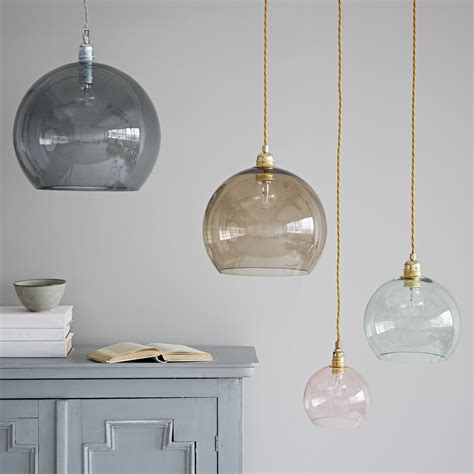 These Beautiful Coloured Glass Pendant Lights Look Stunning Alone Or