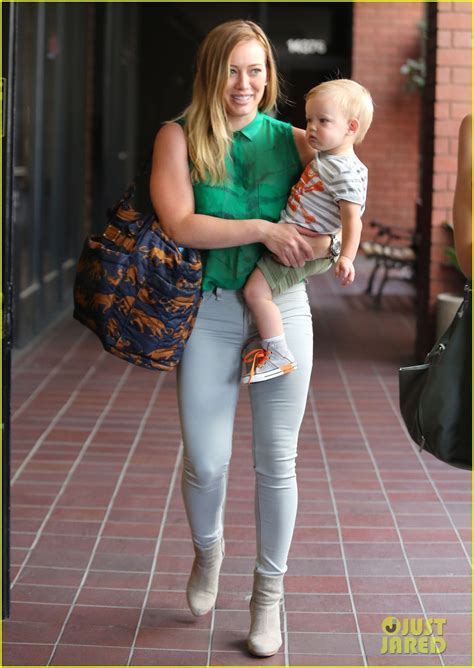 hilary duff all grown up out and about with her