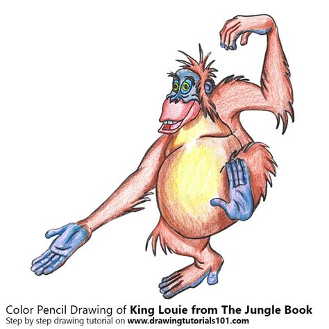 drawingtutorialscom jungle book disney favorites king louie