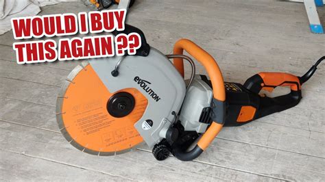 evolution r300dct electric disc cutter review youtube