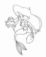 Coloring Pages Ariel Adella Ariels Sister Sisters Template sketch template