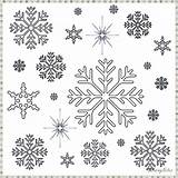 Coloring Snowflakes Christmas Snowflake Pages Printable Easy Kids Print sketch template