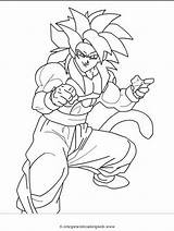 Goku Coloring Pages Ssj4 Ss4 Coolest Printable Print Getcolorings Col sketch template