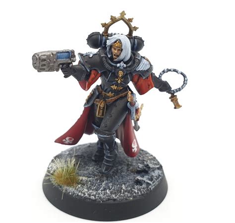 palatine adepta sororitas painted miniature model warhammer etsy