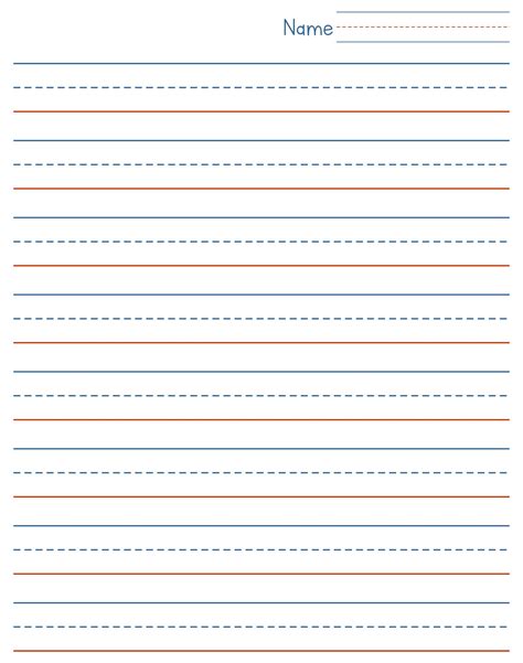 handwriting blank sheets