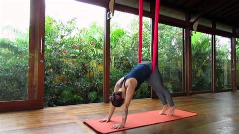 hip hang aerial yoga yoga swing yoga tutorial