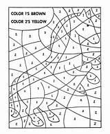 Hidden Pages Coloring Printable Kids Worksheets Math Educational Horse Activity Find Fill Colors Color Number Fun Sheet Numbers Print Printables sketch template