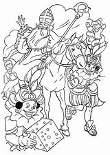 Sinterklaas Kleurplaat Kleurplaten Sint Piet Colorat Nicolae Mos Sinterklaasje Paard Dagen Speciale Printen P01 Gratis Planse Knutselidee Desene Masques Animaatjes sketch template