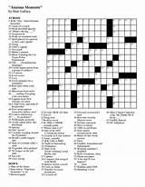 Gaffney Matt Mgwcc Anxious Moments 3rd Friday May Crossword Weekly sketch template