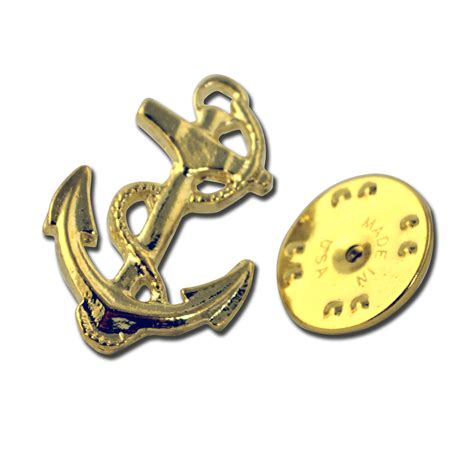 A17 Ships Anchor With Rope Lapel Pin