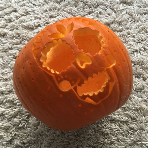 sugar skull pumpkin sugar skull pumpkin pumpkin carving halloween