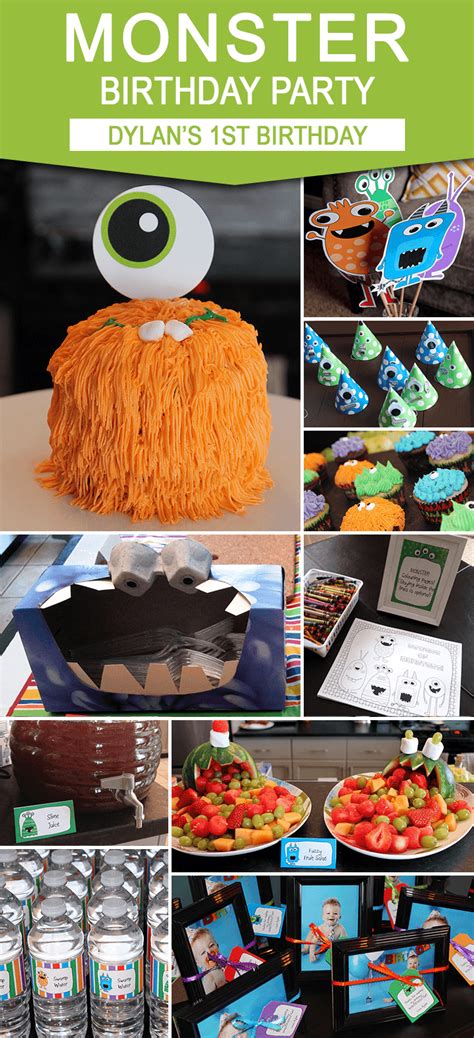 monster birthday party monster party theme ideas