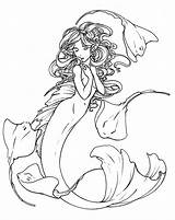Sereia Iara Sereias Sirenas Dibujos Fairy Chibi Dragonart Colorironline Coloringcity Sponsored Ilovetodraw Siterubix sketch template