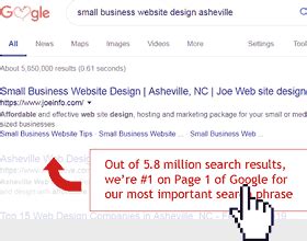 small business website design examples