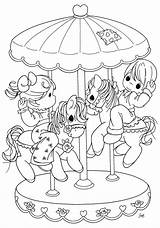Precious Carousel Stamps sketch template