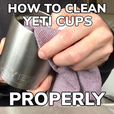 clean  yeti tumbler cup properly  time  cooler box
