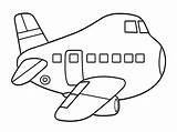 Aeroplane sketch template