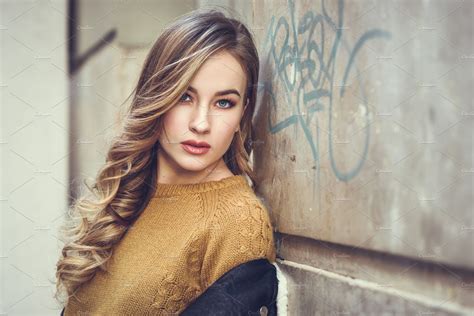 Beautiful Blonde Russian Woman In Ur High Quality People Images