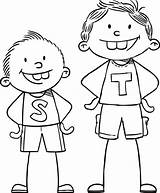 Tall Short Person Clip Kids Vector Illustrations Children Cartoons Istockphoto sketch template