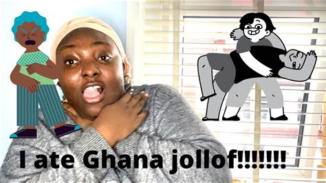 Nigerian Eating Ghana Jollof Youtube