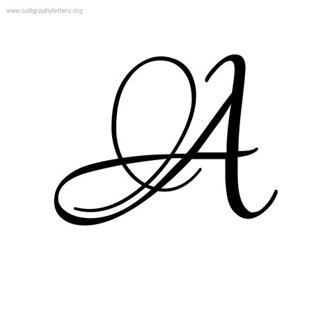 calligraphy letter  clipart