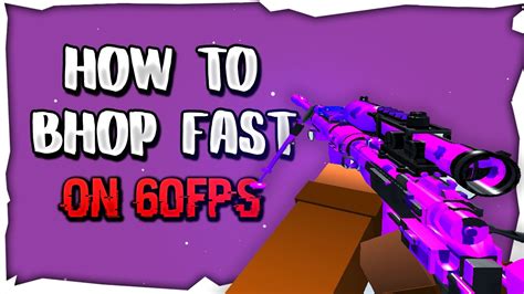 new krunker update how to bhop very fast with low fps