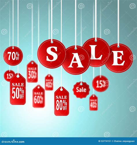 sale signs  tag hanging  store  promotion shopping stock illustration illustration
