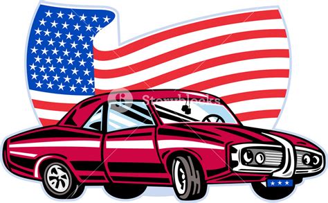 Muscle Cars With American Flag Wallpaper Wallpaper Redhead Car Legs