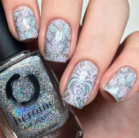 Holographic Glitter Fall Nails Watch Me Sparkle