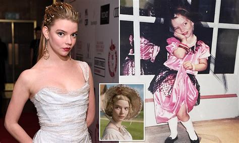 How A Five Year Old Anya Taylor Joy Posed In A Dress Before Being Cast