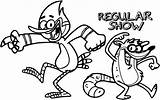 Regular Show Rigby Mordecai Coloring Decal Pages Sticker Vinyl Die Cut Useful Learn Colors sketch template