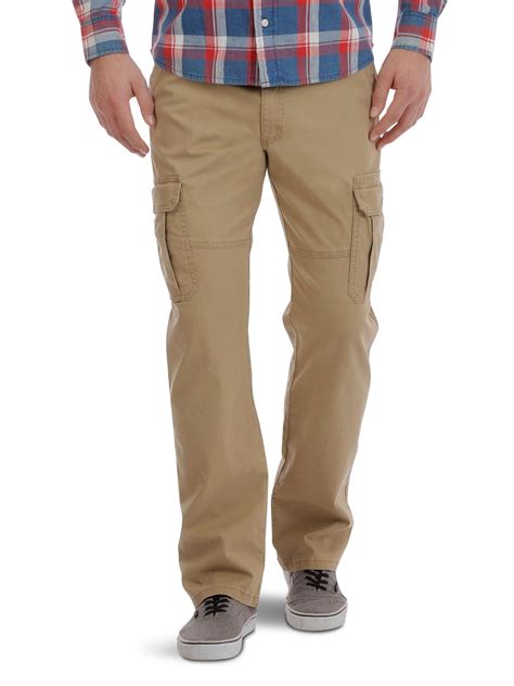 wrangler mens  big mens relaxed fit cargo pants  stretch