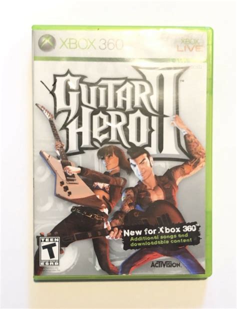 Guitar Hero Ii Microsoft Xbox 360 2007 Like New With Booklet