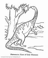 Dinosaur Neck Coloring Long Getdrawings sketch template