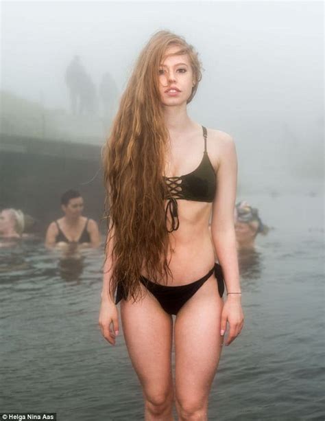 icelandic women pose in swimwear for body positive series daily mail online