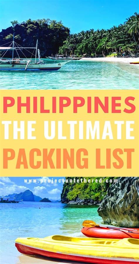Need A Philippines Packing List After A Month Traveling The